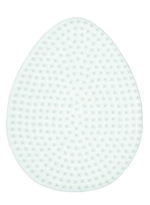 Hama Perleplade Midi æggeformet 15x10 cm i hvid fra Hama Midi Perleplader kategorien.