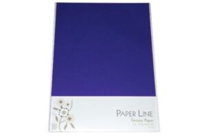 Paper Line mørkeblå A4 karton 180g pakke med 10 ark.