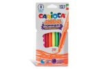 Carioca Neon Tuscher 8stk pakke med stærke spidser i fluorescerende farver.