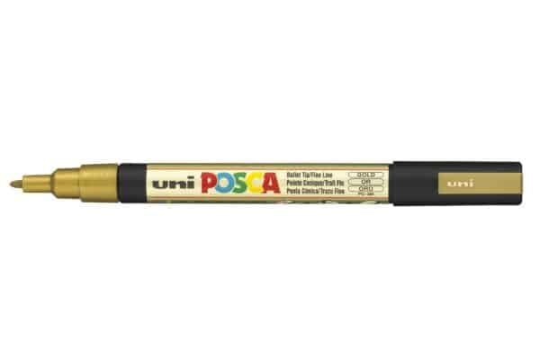 Posca Tusch i guld fra PC-3M serien, 1stk.