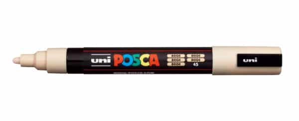 Posca PC-5M tusch i beige farve fra brandet Uni.