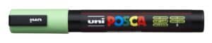 Uni Posca PC-5M lysegrøn tuschpen med medium spids.