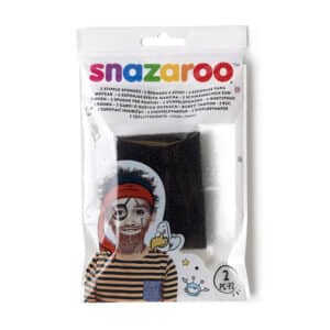 Snazaroo grove makeup svampe til ansigtsmaling, pakke med 2.