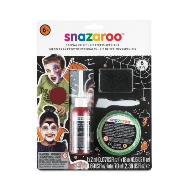 Snazaroo ansigtsmalingssæt med special effekter og 5 dele.