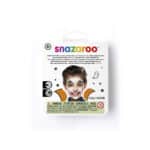 Snazaroo Halloween ansigtsmaling mini sæt med 3 farver og tilbehør for børn.