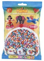 Posepakke Hama Midi Perler 3000 stk Mix 90 striber til kreativ leg.