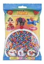 Hama Midi Perler pakke med 3000 stk i mix af striber, for kreativ leg og design.