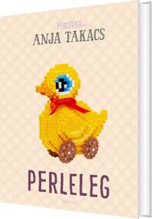 Forside af Perleleg-bogen af Anja Takacs med et billede af en perleand.