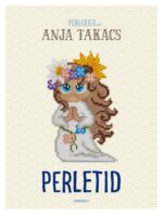 Forside af "Perletid" af Anja Takacs, en perlebog med perlemønstre.