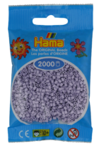 Hama Mini Perler 2.000 stk i lys lavendel.