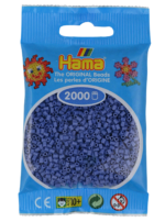 Hama Mini Perler 2.000 stk lavendel i en pose.