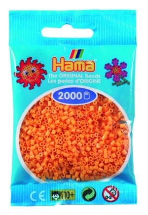 Hama Mini Perler, Peter Plys gul, 2.000 stk. i pakke.