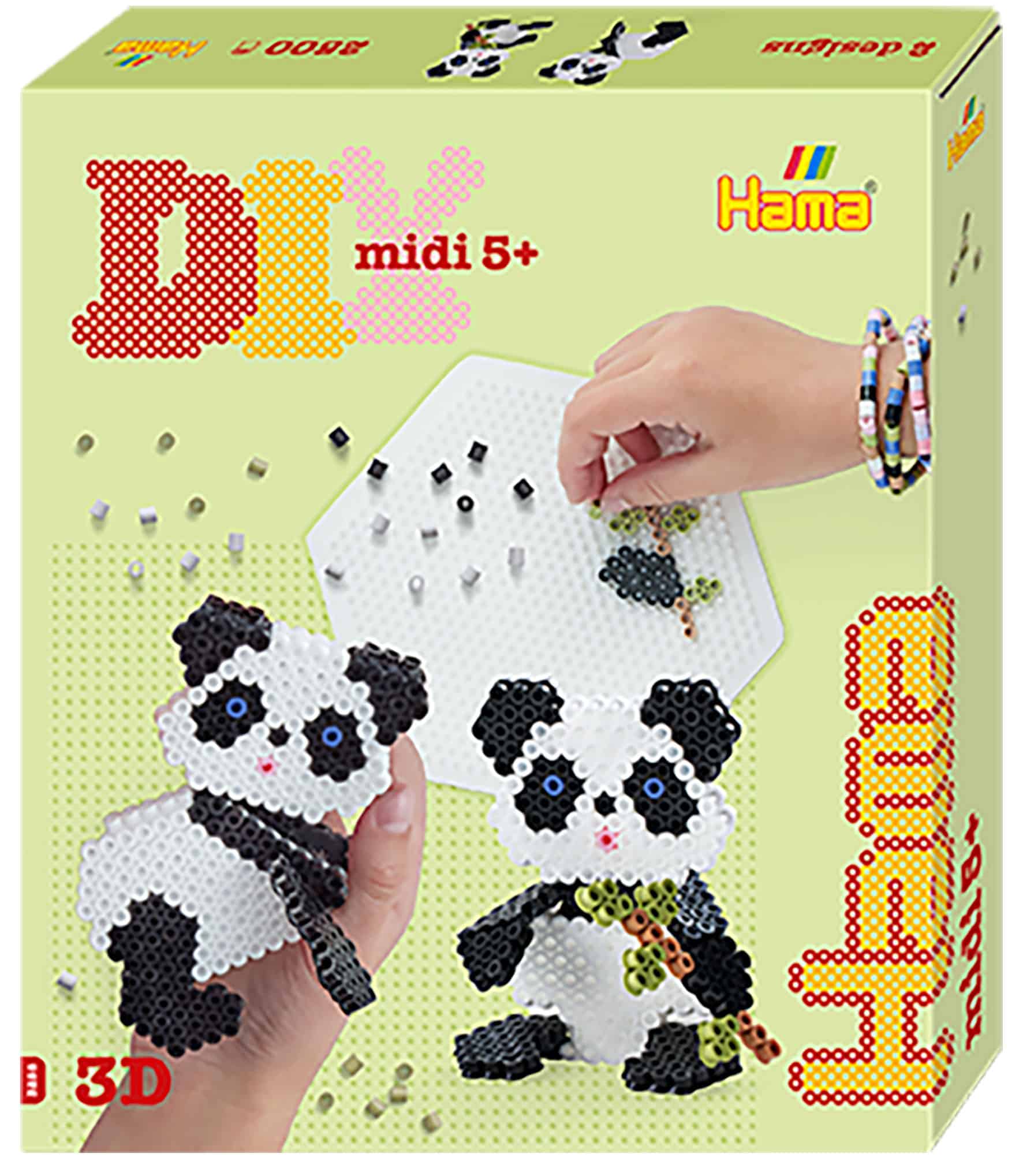 Hama midi gaveæske 3D panda